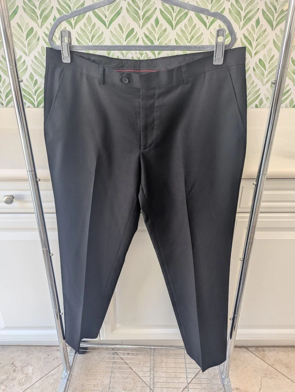 Van Heusen Flex black dress pants Men’s size 36W x 30L Classic black tailored